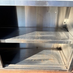 【GO-1283】吊戸棚 スチール製 厨房機器 収納棚 業務用の画像