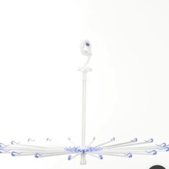 パラソルハンガー　　スリム　ロック付き　20本　洗濯　タオル掛け　アルミ　大量干しの画像