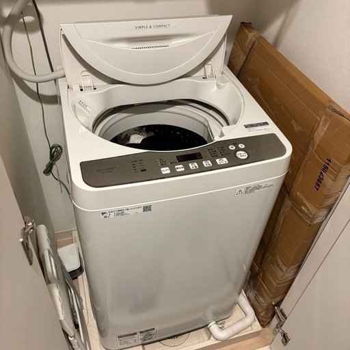 SHARP 洗濯機　ES-GE5DJ 5.5kg