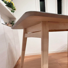 【美品】東京インテリア ダイニングテーブル1350×800×720の画像