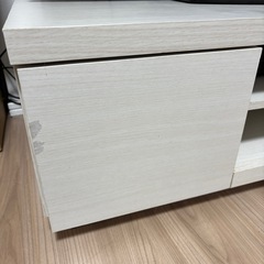 ホワイト　テレビ台の画像