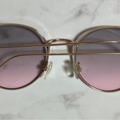 サングラス　UV  ピンク  メガネの画像