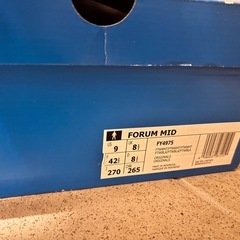 　新品未使用　adidas forum mid 　の画像