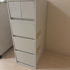 無印良品 引き出し 収納 カラーボックスA4サイズ 4つセットの画像