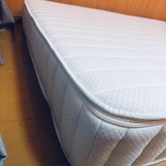 無印良品 寝返りしやすいマットレス　高密度ポケットコイルの画像