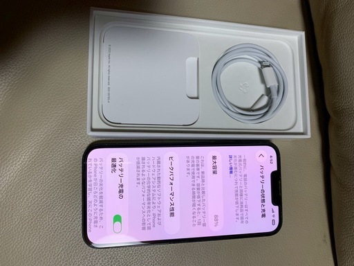 iPhone14    128GBミッドナイト　しむふSIMフリー 