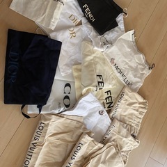 ブランドリボンと布袋セットの画像