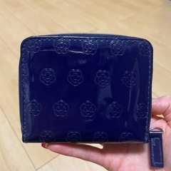 CLATHAS  ネイビー　財布　二つ折り　新品に近いの画像