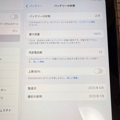 iPad(A16)ピンクの画像