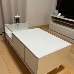 ローテーブル ドレッサー 収納  机の画像