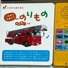 【決定】絵本　子ども絵本　知育　のりもの　メロディー付き　音えほん　しかけ絵本の画像