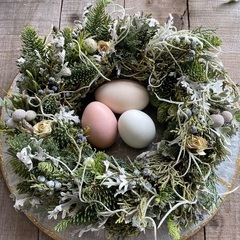 月１リースの会11月は💛クリスマスリースの画像