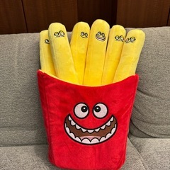 エブリディ限定とれトレポテトLサイズ フライドポテト 6本とれトレぬいぐるみ ブルーの画像