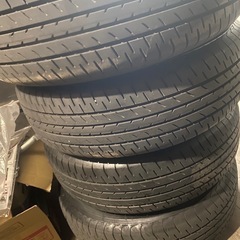 美品！30アルファード ヴェルファイア純正 ホイール タイヤ　225/60R17 4本
の画像