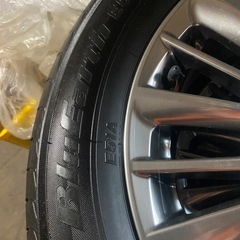 美品！30アルファード ヴェルファイア純正 ホイール タイヤ　225/60R17 4本
の画像