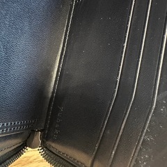 【yuhaku】長財布　本革グラデーション　グリーン系　味のあるレザーの画像