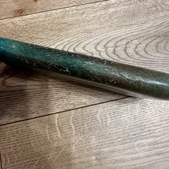 【yuhaku】長財布　本革グラデーション　グリーン系　味のあるレザーの画像