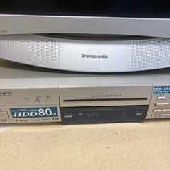 テレビとHDDデッキの画像