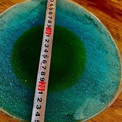 琉球ガラス　琉球グラス　琉球ガラス皿　セット　吹きグラス　手作り工芸品　の画像