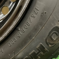 パジェロミニ　背面タイヤの画像