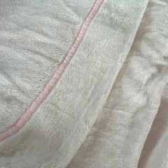 次のゴミの日には捨てます！　毛布　シングル　2枚セット　やや薄手　ピンク　花柄　大阪　売りますの画像