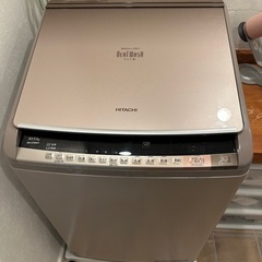 日本製HITACHI 縦型洗濯乾燥機 BW-D10WV 10kgの画像