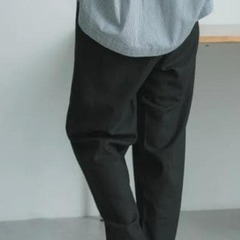 FORK&SPOON リネン混ツイルパンツの画像
