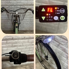 ⭐️美品⭐️室内保管⭐️バッテリー最高レベル8.7Ah✨　ヤマハパス✨電動自転車28の画像