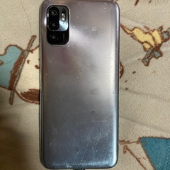 Xiaomi Redmi Note 10 JE本体 ひび割れありケース付きの画像