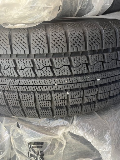 スタッドレスタイヤ、アルミホイル