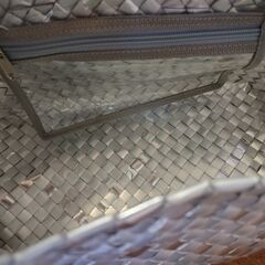 トートバッグ　シルバーの画像