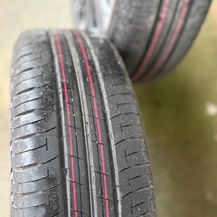 新車外し‼️４本セット　タントカスタム　RS リミテッド　ホイールタイヤ　軽自動車　軽トラック　軽バン　純正　ブリヂストン　タイヤ  3 G3 グリッド　２ ファイアホーク  ダイハツ　82V ドリ車ドリケツの画像