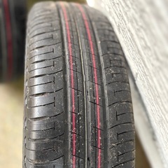 新車外し‼️４本セット　タントカスタム　RS リミテッド　ホイールタイヤ　軽自動車　軽トラック　軽バン　純正　ブリヂストン　タイヤ  3 G3 グリッド　２ ファイアホーク  ダイハツ　82V ドリ車ドリケツの画像