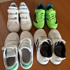 4足　中古　adidas＆easics の画像