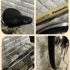 🉐超お買い得🌸美品🌸室内保管🌈バッテリー良好🌸パナソニック　ビビ　🌸電動自転車アイボリーの画像
