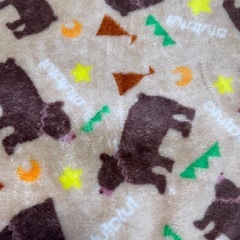 ☆美品☆ 　futafuta クマ柄 スリーパー 100cmの画像