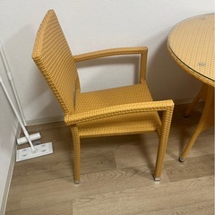 ダイニングテーブルイスセット美品の画像