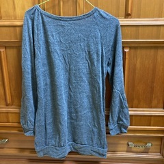 ポケットリボンチュニックワンピースの画像