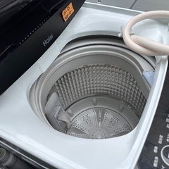 🟧洗濯機番号75 Haier 2021年製 5.5kg 大阪府内全域配達無料 設置動作確認込み 保管場所での引取は値引きしますの画像