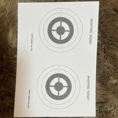 shooting target(紙製)シューティング・ターゲットの画像