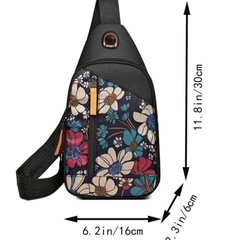 【新品】蝶々柄ボディバッグの画像