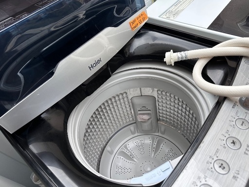 ?洗濯機番号76 Haier 2021年製 インバーター付き5.5kg 大阪府内全域配達無料 設置動作確認込み 保管場所での引取は値引