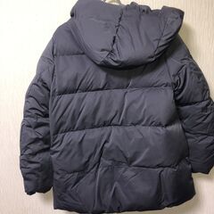 🪶 ユニクロ (UNIQLO) フード付きパフテック/ダウンジャケット - Mサイズの画像