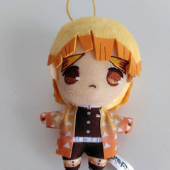 『鬼滅の刃』カードケース&ポーチ&キーホルダー　我妻善逸　竈門禰豆子　3個セットの画像