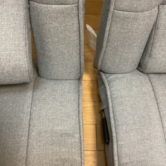 腰楽レバー座椅子２点セットの画像