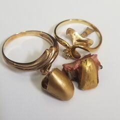今回は遠野市のお客様より金歯や18金のダイヤモンドリングを…