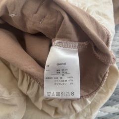 【着用一回のみ】子供服 リボン付き 水玉ワンピースの画像