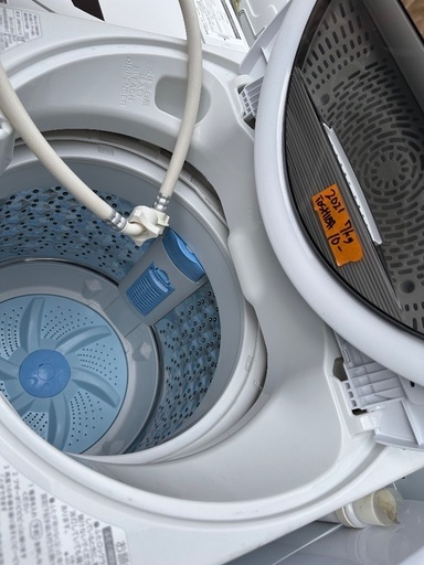 ?洗濯機番号79 TOSHIBA 2021年製 7kg 大阪府内全域配達無料 設置動作確認込み 保管場所での引取は値引きします
