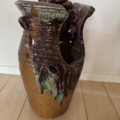 陶器の傘立て　重さ約7.4kg　全長52cmの画像
