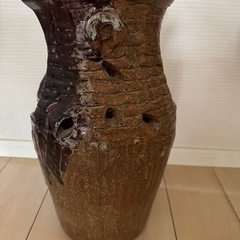 陶器の傘立て　重さ約7.4kg　全長52cmの画像